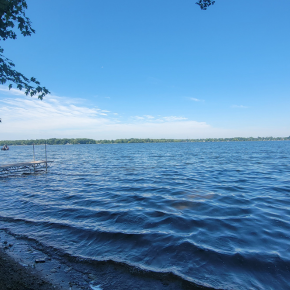 The Lake Dalrymple shoreline